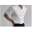 Men's Knitted Jacquard Polo Shirt Casual Stripe V-Neck Solid Color Short Sleeve T-Shirt Breathable Light Luxury Clothing