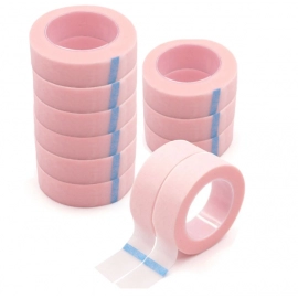 5pcs Breathable Medical Paper Tape Eyelash Extension Lint Lashes Patch White Silk Paper Under Patches Adhesive Tape