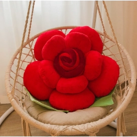 Large Rose Shaped Pillow Large Sofa Cushion Car Interior Cushion Plush Toys Wedding Party Supplies Flower Cushion Home Decor