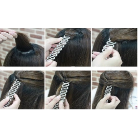 3pcs Hair Braid Tool Holder Clip Wave Hair Braiding Tool Weave Hair Braider Roller Twist Styling Tool Women DIY Accessories