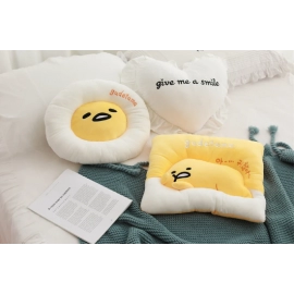 Comfortable Gudetama Sitting Cushion Japanese Style Cartoon Gudetama Seat Cushion Chair Back Cushion Sofa Bed Throw Pillow