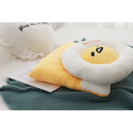 Comfortable Gudetama Sitting Cushion Japanese Style Cartoon Gudetama Seat Cushion Chair Back Cushion Sofa Bed Throw Pillow
