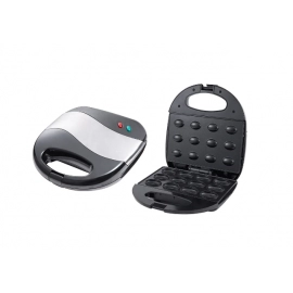 Electric Walnut Cake Waffle Maker Automatic 12 Holes Nuts Maker Cake Maker Kitchen Breakfast Non-stick Cook Plates